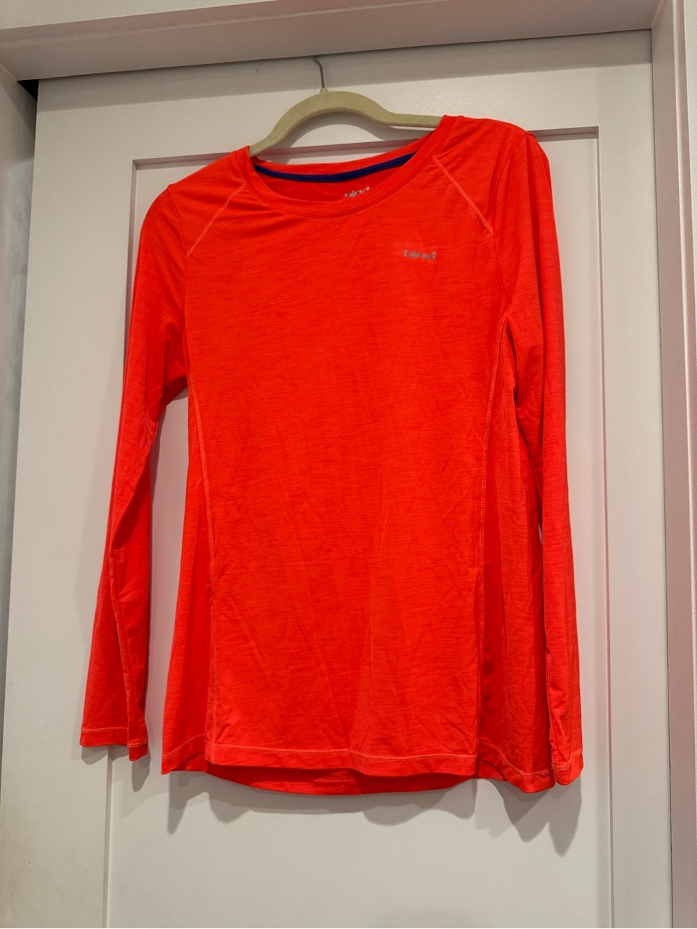Hind Long Sleeve Active Tee in Bright Orange